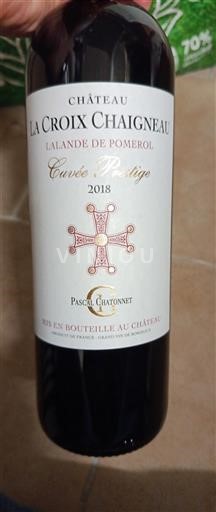 Bordeaux Lalande-de-Pomerol Château La Croix Chaigneau Prestige 2018