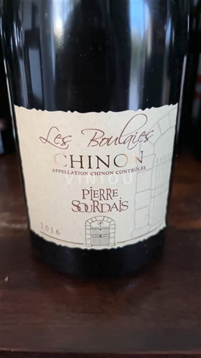 Thung lũng sông Loire Chinon Pierre Sourdais Les Boulais 2016