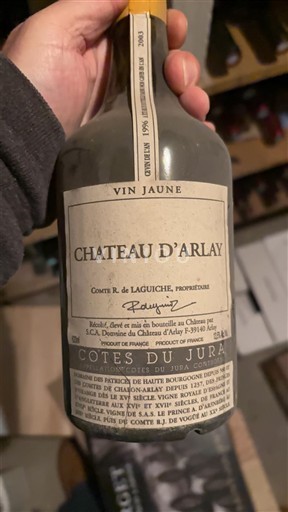 Jura No se traduce. Château Arlay Vin Jaune 1996