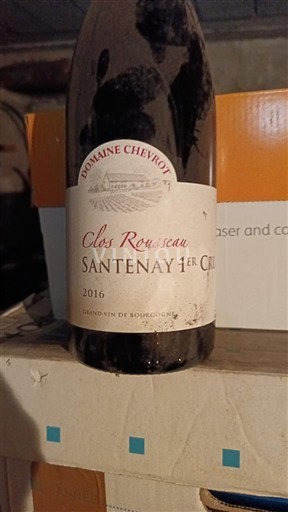 Burgundija Santenay Premier Cru Domaine Chevrot Clos Rousseau 2016