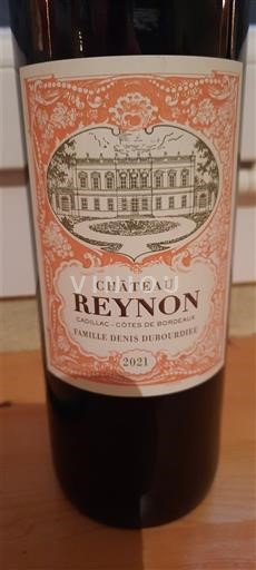 Bordeaux Cadillac-côtes-de-bordeaux Château Reynon 2021