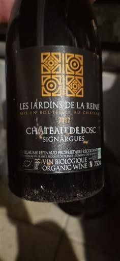 Vallée du Rhône Château Bosc Les Jardins de la Reine 2012