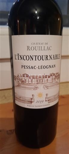 Bordeaux Pessac-Léognan Château Rouillac L'Incontournable 2019