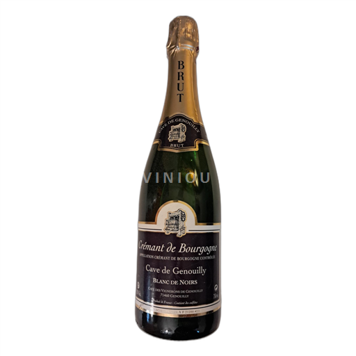 Vin Effervescent Blanc brut Blanc de Noirs Cave de Genouilly Non millésimé France Bourgogne Crémant-de-bourgogne AOC