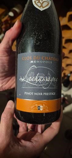 Bourgogne Coteaux bourguignons Château Clos du Monopole Lachassagne Pinot Noir Prestige 2020