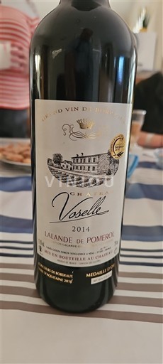 Bordeaux Lalande-de-pomerol Château Voselle 2014