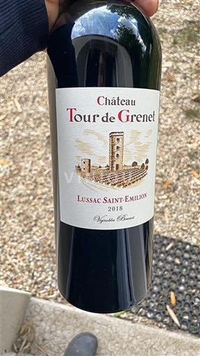 Bordeaux Lussac-saint-émilion Château Tour de Grenet 2018