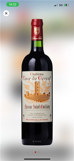 Bordeaux Lussac-Saint-Émilion Château Tour de Grenet 2018