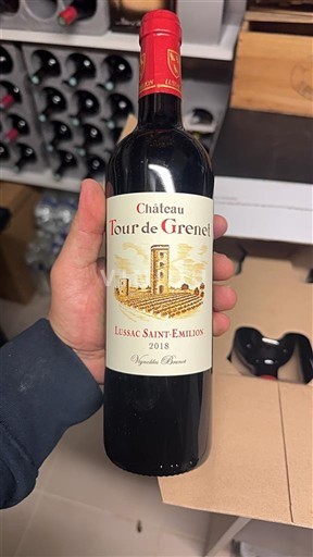 Bordeaux Lussac-saint-émilion Château Tour de Grenet 2018