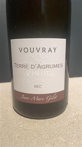 Thung lũng sông Loire Vouvray Jean-Marc Gilet Terre d'Agrumes 2023