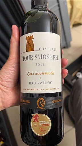 Bordeaux Haut-Médoc Cru Bourgeois Château Tour St Joseph 2019