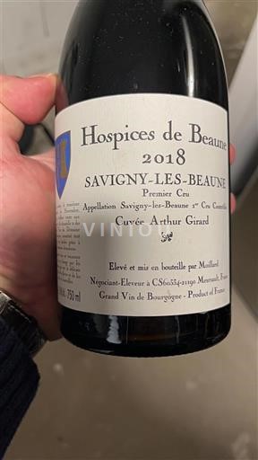 Bourgogne Savigny-lès-beaune Premier Cru Hospices de Beaune Arthur Girard 2018