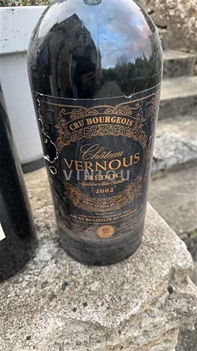 Bordeaux Médoc Château Vernous 2002