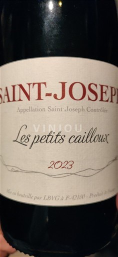 Rhône-dalen Saint-Joseph LBVG Les petits cailloux 2023