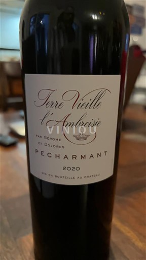 Jugozahod Pécharmant Terre Vieille l'Ambroisie 2020
