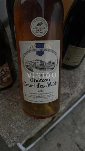 Tây Nam Saussignac Château Court-Les-Mûts 2003
