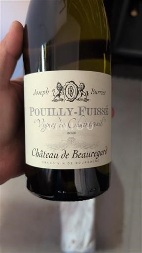 Burgundija Pouilly-fuissé Château Beauregard Vignes de Chaintreuil 2020