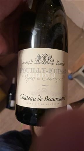 Borgoña Pouilly-fuissé Château Beauregard Vignes de Chaintreuil 2020