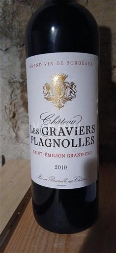 Bordeaux Saint-Émilion Grand Cru Grand Cru Château Les Graviers Plagnolles 2019