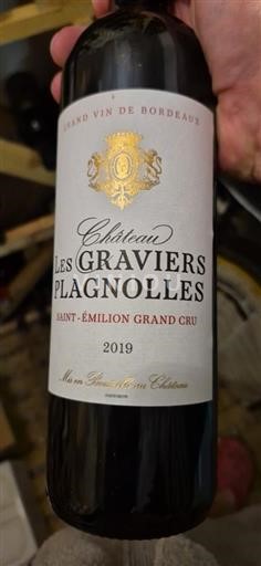 Bordeaux Saint-Émilion Grand Cru Grand Cru Château Les Graviers Plagnolles 2019