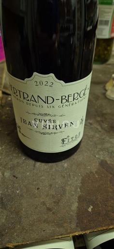 Languedoc Fitou Bertrand-Bergé Jean Sirven 2022