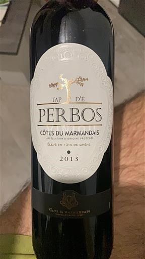 Tây Nam Côtes-du-marmandais Tap de Perbos 2013