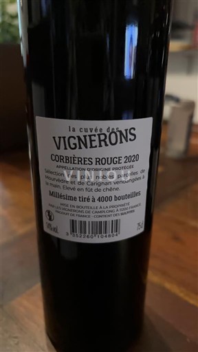 Languedoque NULL La Cuvée des Vignerons 2020