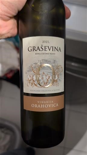 Slavonia Không được chỉ định Vinarija Orahovica Graševina 2021