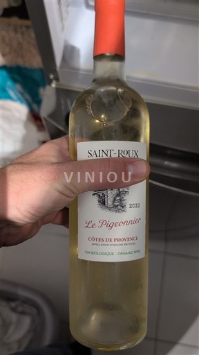 Vin Blanc sec Le Pigeonnier Saint-Roux 2022 France Provence Côtes-de-provence AOC bio