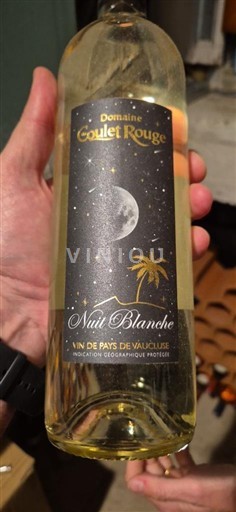 Provence, Nedre Rhônedal, Korsika Vaucluse Domaine Goulet Rouge Nuit Blanche 2022