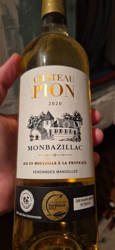 Jugozahod Monbazillac Château Pion 2020