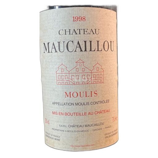 Bordeaux Moulis-en-Médoc Château Maucaillou Chateau Maucaillou 1998