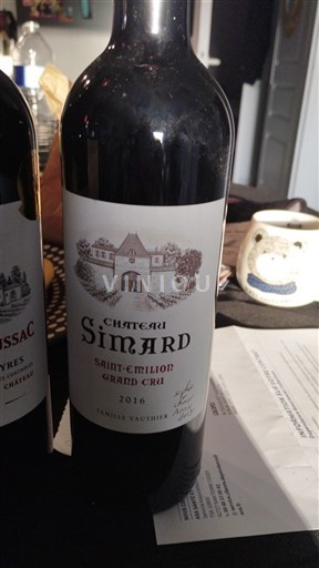 Bordeaux Saint-Émilion Grand Cru Grand Cru Château Simard 2016