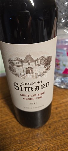 Bordeaux Saint-Émilion Grand Cru Grand Cru Château Simard 2016