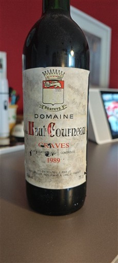 Bordeaux Graves Domaine Haut Courneau 1989