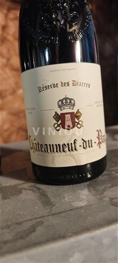 Thung lũng Rhône Châteauneuf-du-pape Réserve des Diacres Không niên vụ
