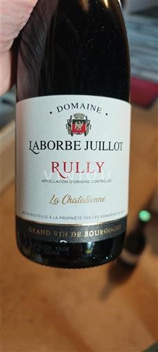 Burgundy Rully Domaine Laborbe Juillot La Chatalienne 2020