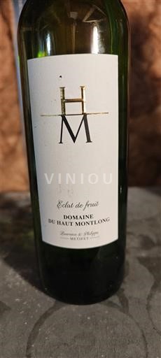 Sydväst Bergerac Domaine Haut Montlong Éclat de fruit Icke årgångsbetecknad