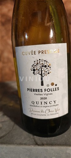 Thung lũng sông Loire Quincy Domaine Chêne Vert Prestige 2020