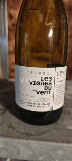 Languedoc và Roussillon Côtes Catalanes Les Vignes du Vent L'Esprit 2024