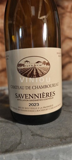 Thung lũng sông Loire Savennières Château Chamboureau 2023