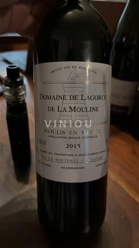 Bordeaux Moulis-en-Médoc Domaine Lagorce de La Mouline 2015