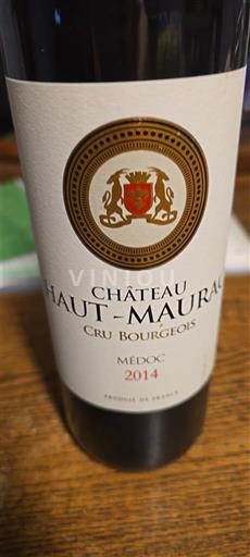 Bordeaux Médoc Cru Bourgeois Château Haut-Maurac 2014