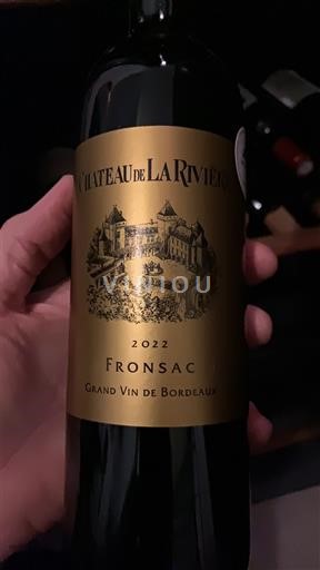 Bordeaux Fronsac Château La Rivière 2022