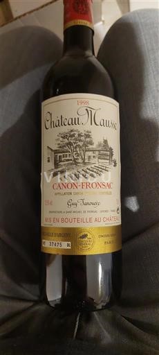 Bordeaux Canon-Fronsac Château Moulin Haut-Laroque 1998