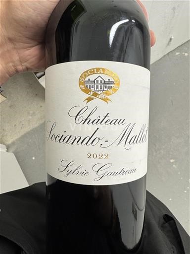 Bordeaux Haut-Médoc Château Sociando-Mallet 2022