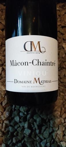 Burgundi Mâcon ja Mâcon-kylät Domaine Mathias 2022
