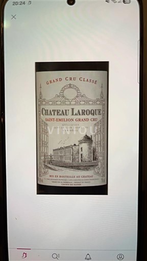 Bordeaux Saint-Émilion Grand Cru Grand Cru Classé Château Laroque Ei vuosikertaa