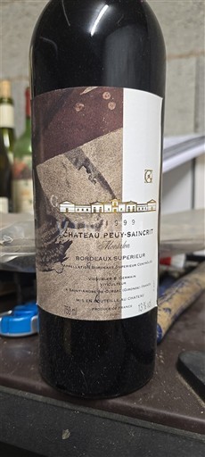 Bordeaux Bordeaux Supérieur Château Peuy-Saincrit 1999