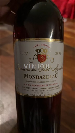 Sydvestfrankrig Monbazillac Domaine Petit Maret Tradition 2007